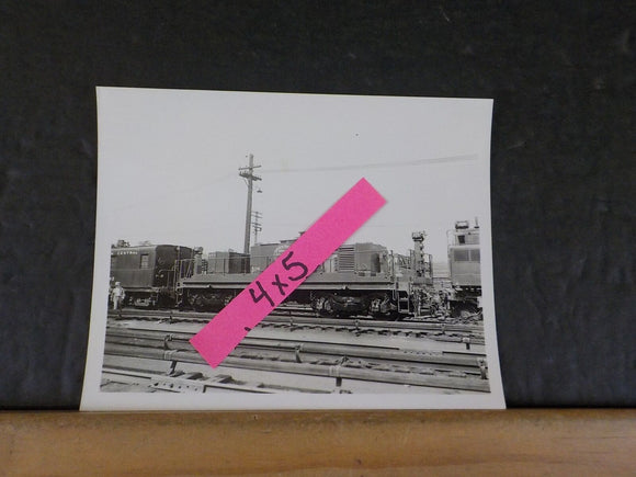 Photo Indiana Harbor Belt Locomotive #473 4X5 B&W Harmon NY 1950