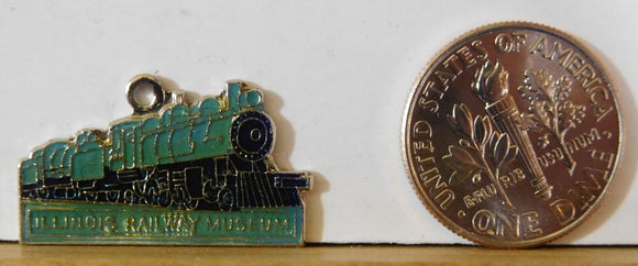 Pendant Railroad Charm/Pendant ILLINOIS RAILWAY MUSEUM STEAM LOCOMOTIVE