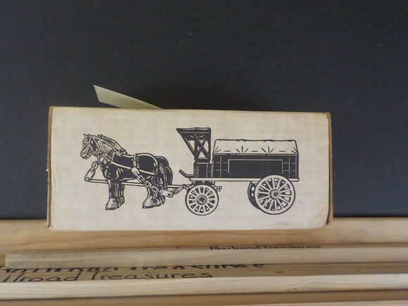 Ertl Horse & Delivery Wagon bank The Golden Rule Wyoming