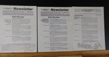 Boston and Maine Historical Society Newsletter 1986  12 Issues