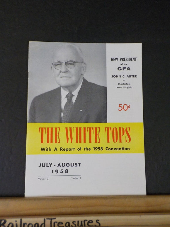 White Tops Circus Magazine 1958 July August Sells Bros Top James Bros Circus