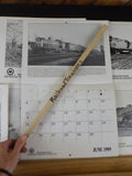 Monon Railroad Historical Society Calendars Lot of 6 1989-1998