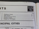 Burlington Route System Public Timetable 1960 May-October