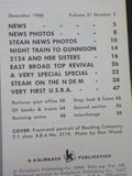 Trains Magazine 1960 December Night train to Gunnison EBT Revival