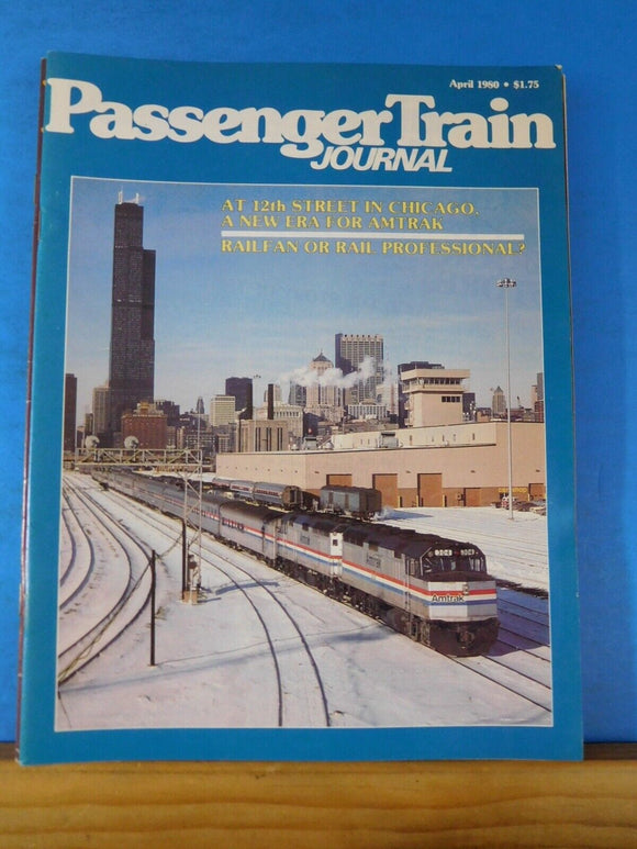 Passenger Train Journal 1980 April 12th Street in Chicago Amtrak