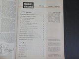 Model Trains 1956 April K-4 Crossings Open air engine house Special traction iss