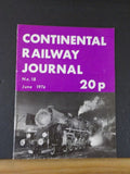 Continental Railway Journal #18 June 1974 The Beirut - Damascus Railway Turkish