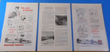 Ads Western Pacific Railroad Lot #20 Advertisements from various magazines (10)