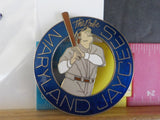 Jaycees Maryland Blue Circle around Babe Ruth The Babe in uniform with a bat PIN