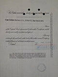 Stock certificate New York Central Railroad Company NH105347 100 shares