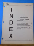 Ford Motor Co. Instruction Manual 1949 -1951 Lot of 2 + specification Charts