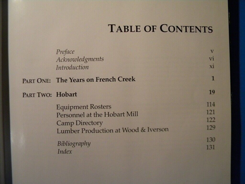 Wood & Iverson Loggers of Tiger Mountain 2001 By Ken Schmelzer with du ...