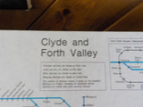 Map British Rail Passenger Network 1983-1984  International Passenger Network