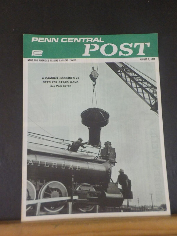 Penn Central Post Employee Magazine 1968 April 1st General Bradley