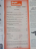 Model Railroader Magazine 1961 July A place for people Flat, box and gondola car