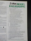 Model Railroading 1982 Spring SD40-2 tunnel motor diesel Track plans Air brush p