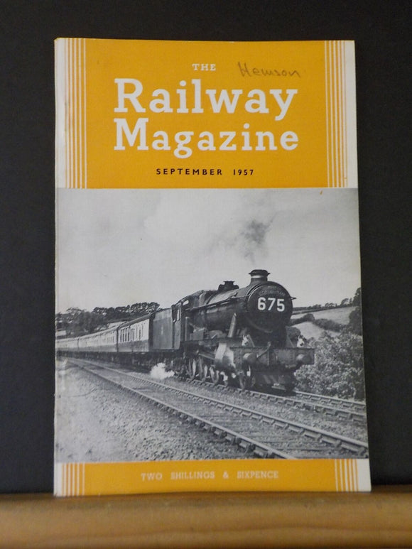 Railway Magazine 1957 September Wickham Lightweight Diesel Trains for BR Glasgow