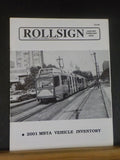Rollsign Magazine of New England Transit News 2002 January February MBTA vehicle
