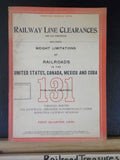 Railway Line Clearances and Car Dimensions #131 March 1930 First qurater