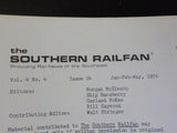 Southern Railfan Vol 4 No 4 Issue 24 1976 Jan/Feb/March Newsletter Southeastern