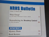 NRHS Bulletin 2006 Summer Remembering the Broadwayn Limited Budd Slumbercoach