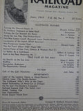Railroad Magazine 1943 June lumber road luxury coach RF&P Locos Double Decker