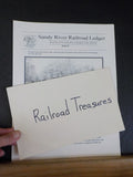 Sandy River Railroad Ledger 2010 Spring Sandy River & Rangeley Lakes Railroad