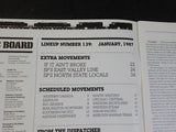 CTC Board Railroads Illustrated #139 1987 January SP East Valley Line North Stat