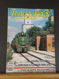 Railfan & Railroad Magazine 1990 June C&IM AT&SF Santa Ana Canyon