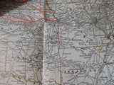 Map Union Pacific Railroad United States U.P. Facilities 1976