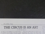 White Tops Circus Magazine 1937 October November Joe Hughes Showman