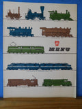 NMRA New York Convention, Northeastern Region Awards Banquet  menu Lot of 2