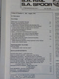 SA Rail SA Spoor 1993 July August Vol 33 No 4 Class 38 dual mode locomotives Spo