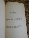 Philadelphia and Reading Railroad Co annual report 1875 November President Manag