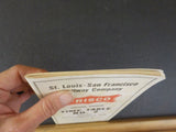 St Louis San Francisco Ry Co Frisco employee Timetable #2 Eastern Division