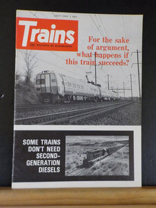 Trains Magazine 1969 July Some trains don't need 2nd generation diesels