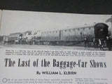 White Tops Circus Magazine 1963 March April Last of the baggage car shows