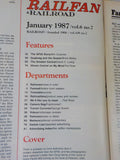 Railfan & Railroad Magazine Complete Year 1987 Complete Year  8 issues