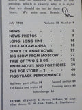 Trains Magazine 1960 July Mr McKeen's car  TOFC trains