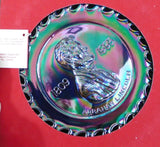 Plate Abraham Lincoln Plate Amethyst Glass  1971  048