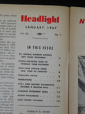 New York Central Headlight Employee Magazine 1967 January Largest unti train mov