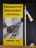 Locomotive Engineers Journal 1940 February Employee Magazine True Stories of th