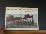 Great Trains of the World by Wyatt Blassingame Hard Cover 1953 20th Century Limi
