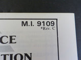 EMD Maintenance Instructions MI 9109 Rev C Battery charging assembly used with D
