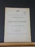 Norfolk and Western Railway Annual Report 37th Year ended December 31 1932  MAP