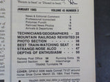 Trains Magazine 1985 January Still the worlds busiest mountain railroad Alco str