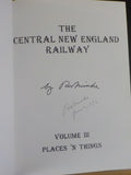 Central New Engand Railway Story Vol III Places ‘N Things by R.W. Nimke   SIGNED