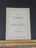 Norfolk and Western Railway Annual Report 57th  Year ended December 31 1952