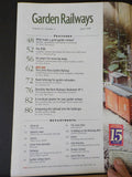 Garden Railways Magazine 1998 April Air power reverse loops Railway and landscap