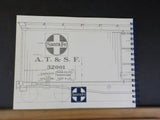 Santa Fe Railway Listing of freight Cars by Class & Car Number 1906-1991  Spiral
